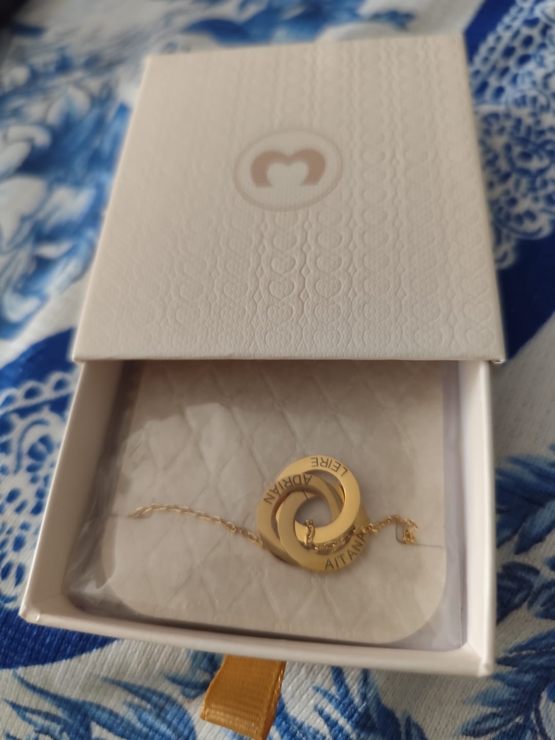 Customer photo review of Cajita Joyas - Nude Beige