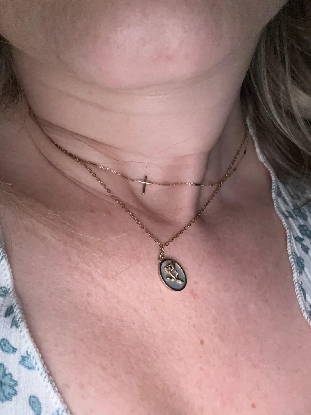 Customer photo review of The Little Way Necklace