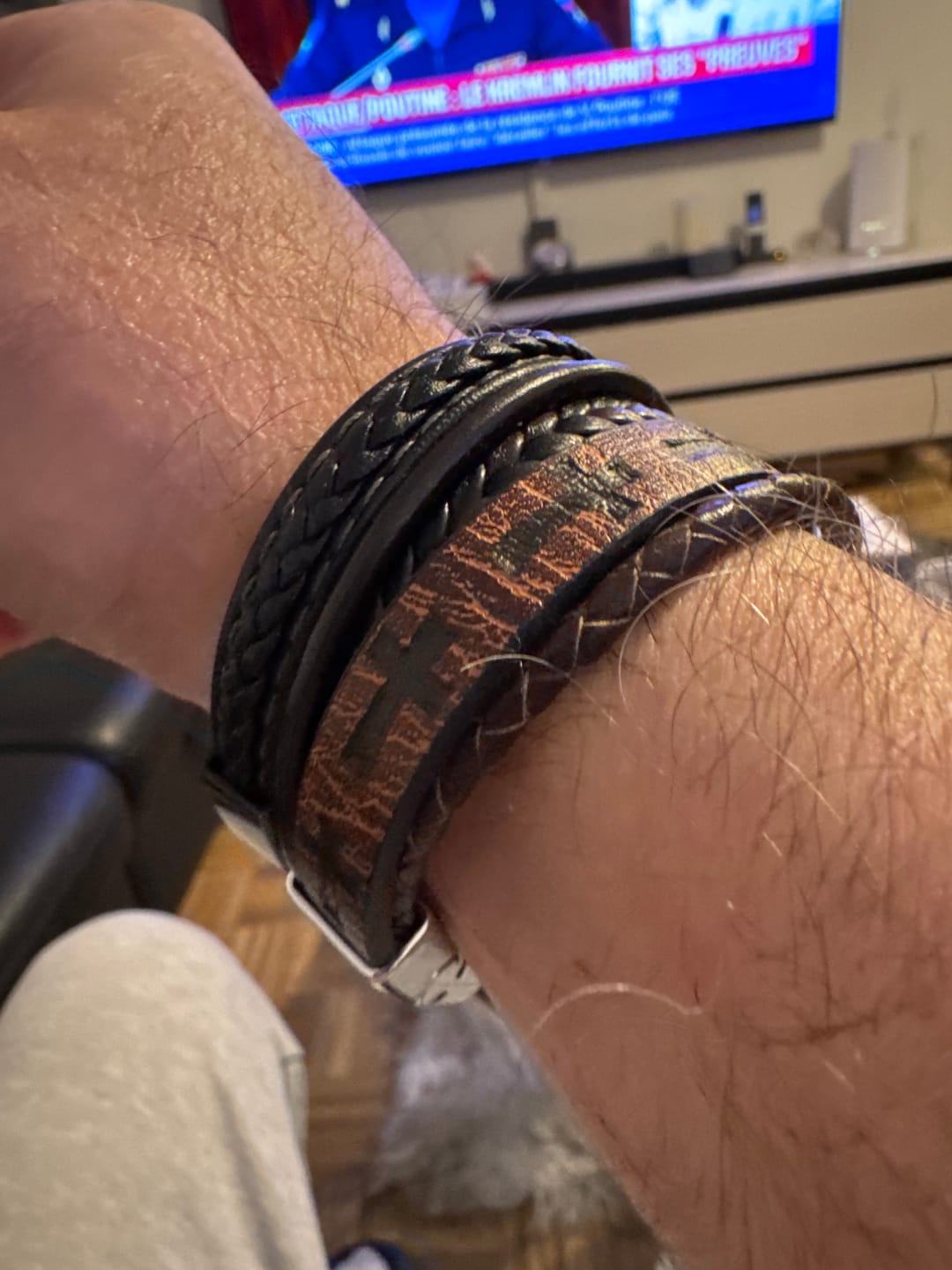 Customer photo review of Bracelet du Croisé Templier