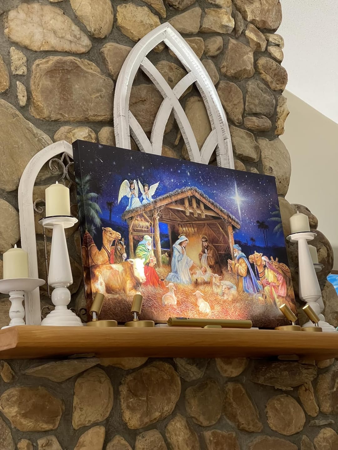 Customer photo review of LightsCordless™ RGB Rechargeable Picture Light