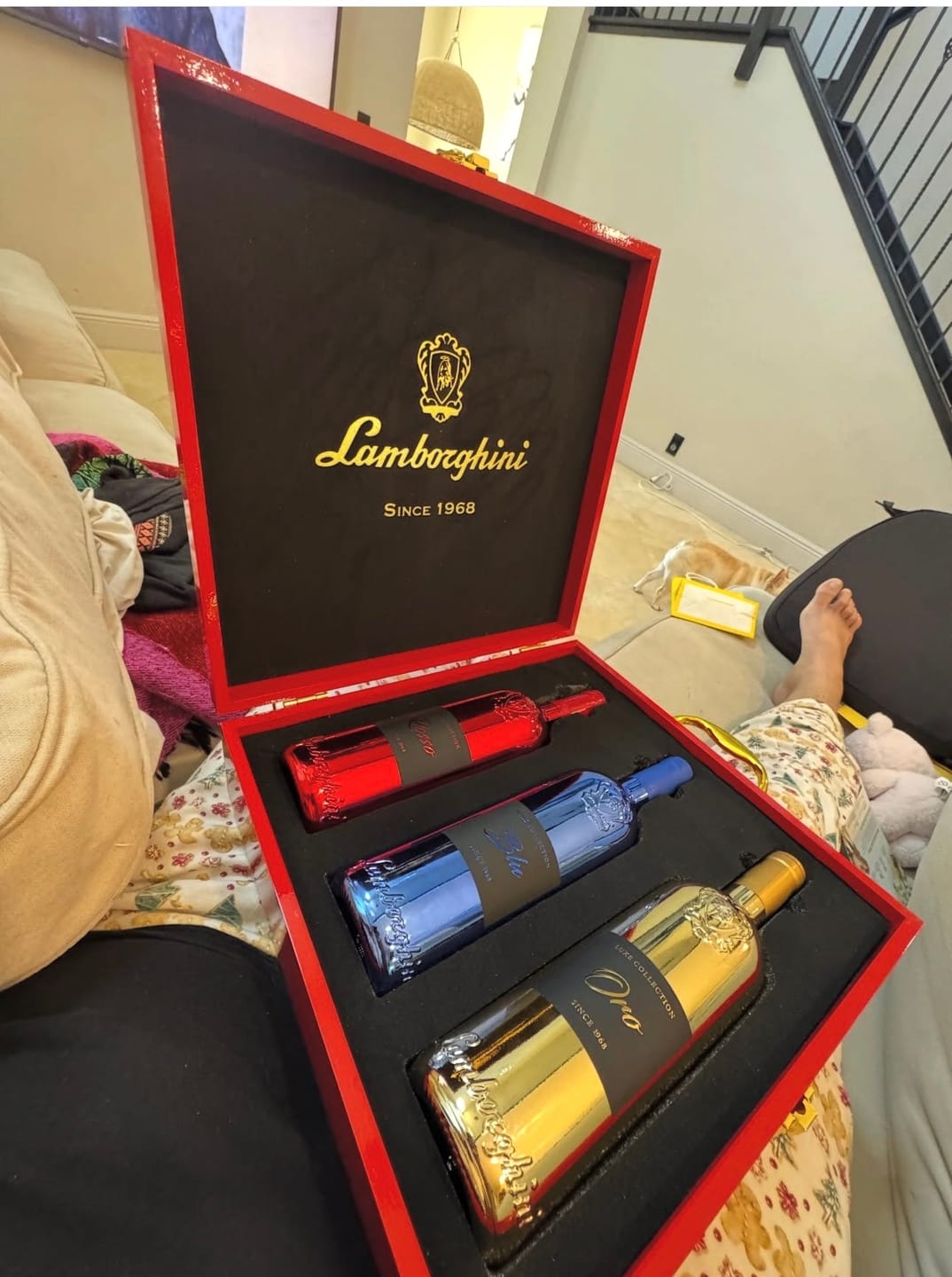 Customer photo review of Lamborghini LUXE Red Collection with Gift Set
