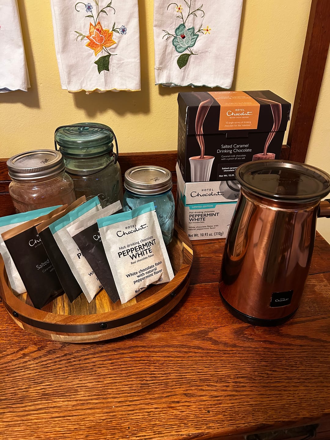 Customer photo review of Salted Caramel Hot Chocolate