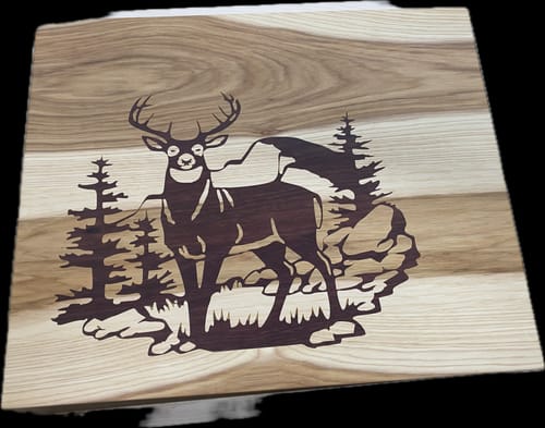 Customer photo review of Deer Inlay Digital File