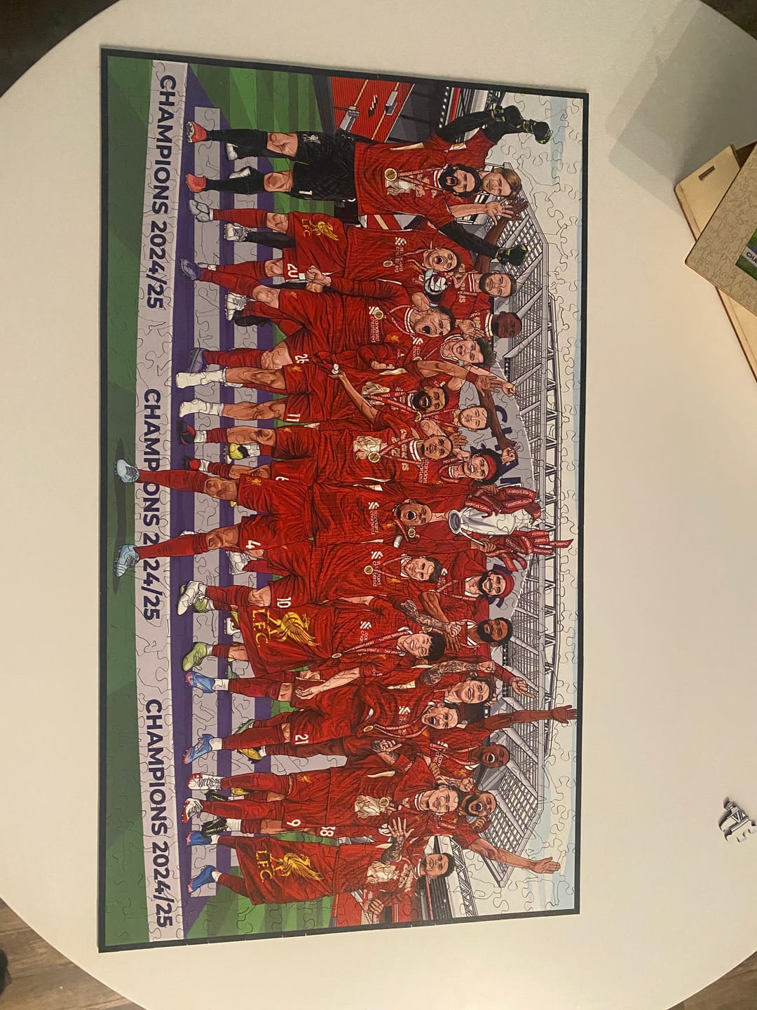 Customer photo review of Liverpool FC® Premier League Champions 24/25 - Wooden Puzzle