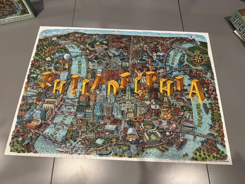 Customer photo review of Philadelphia | 1000 Piece Puzzle