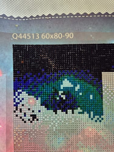 Customer photo review of 5D Diamond Painting – Cosmo Meerkat