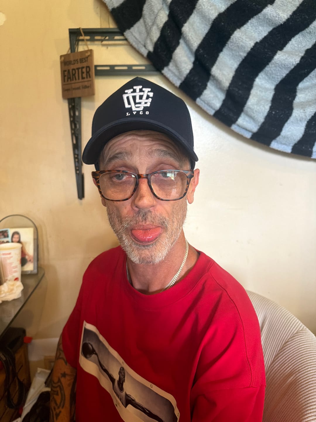 Customer photo review of LVCO "Khaki White" A-Frame Snapback