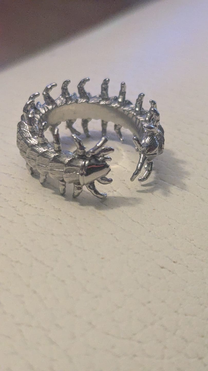 Customer photo review of CENTIPEDE RING