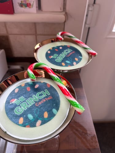 Customer photo review of The Grinch Cocktail Kit