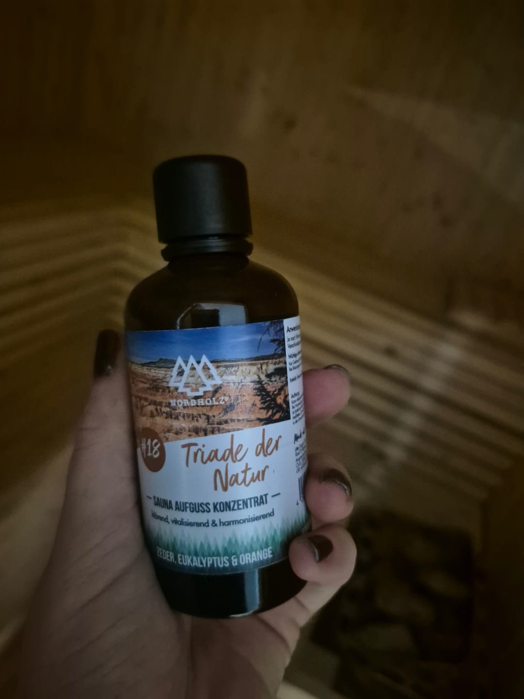 Customer photo review of Sauna Aufguss Konzentrat #18 Triade der Natur