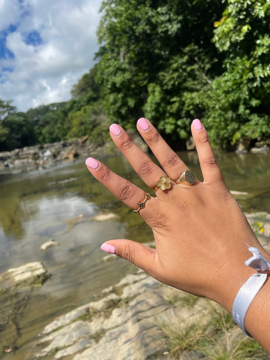 Customer photo review of Golden Clover Ring