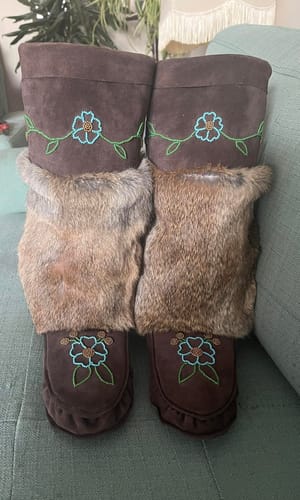 Customer photo review of Adult- Full Length Women's Mukluk Kit