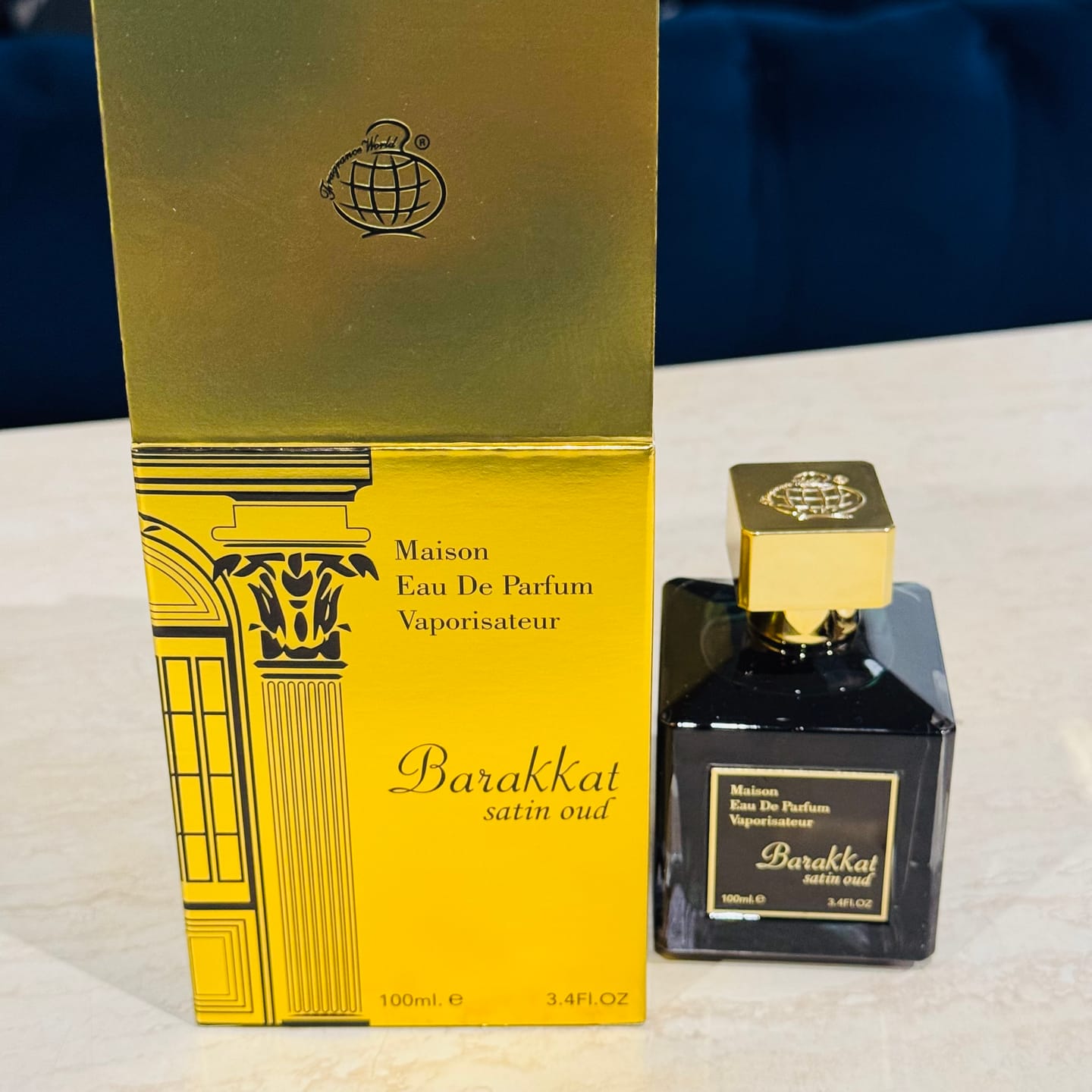 Customer photo review of Barakkat Satin Oud EDP 100ml