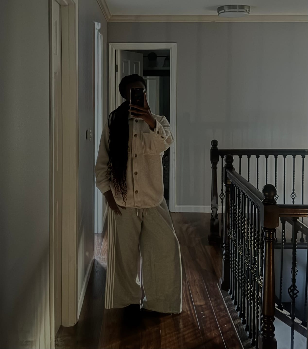 Customer photo review of Aelfric Eden Double Waist Baggy Sweatpants