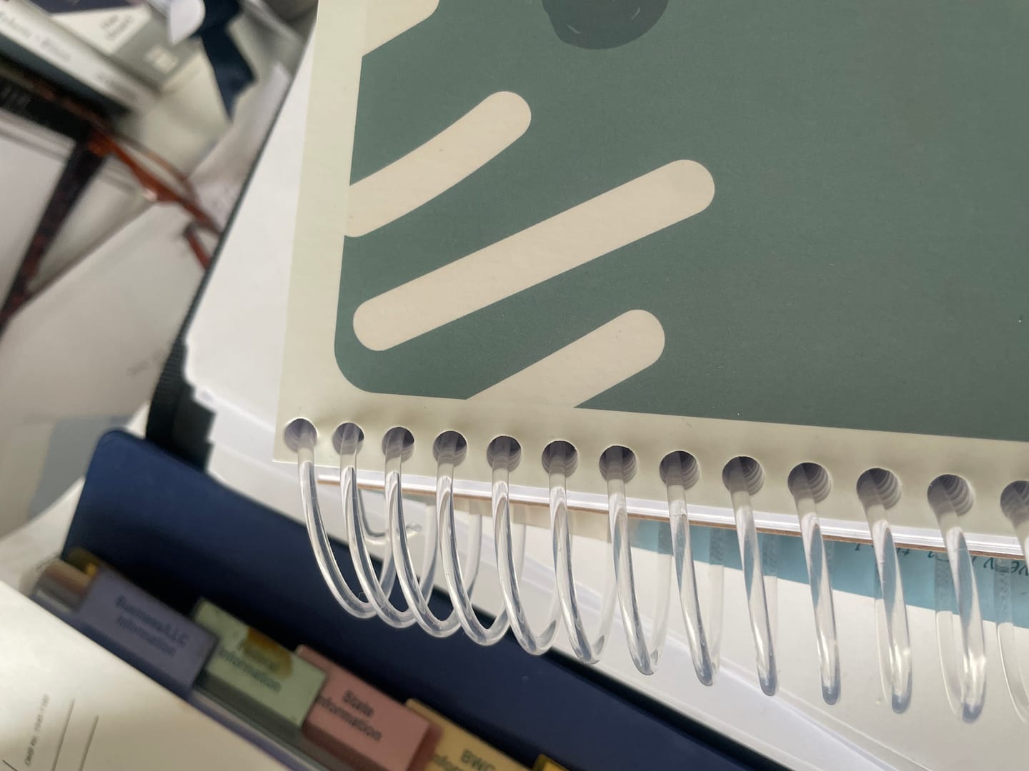 Customer photo review of Spiral Bible™ - NASB - New Testament - Flake