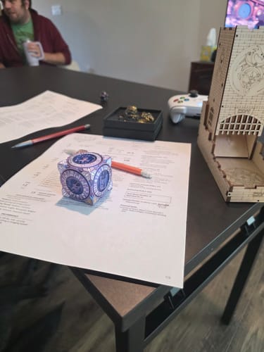 Customer photo review of Masters Dice Relic #000 – Class Legacy Spinner | 7 -in-1 Dual-Spinner Metal Dice
