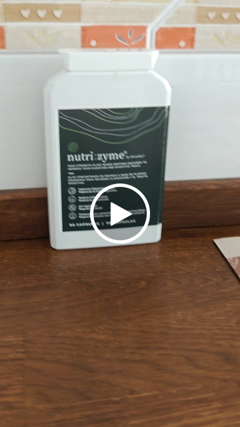 Customer video review of nutri:zyme® enzimas sinérgicas