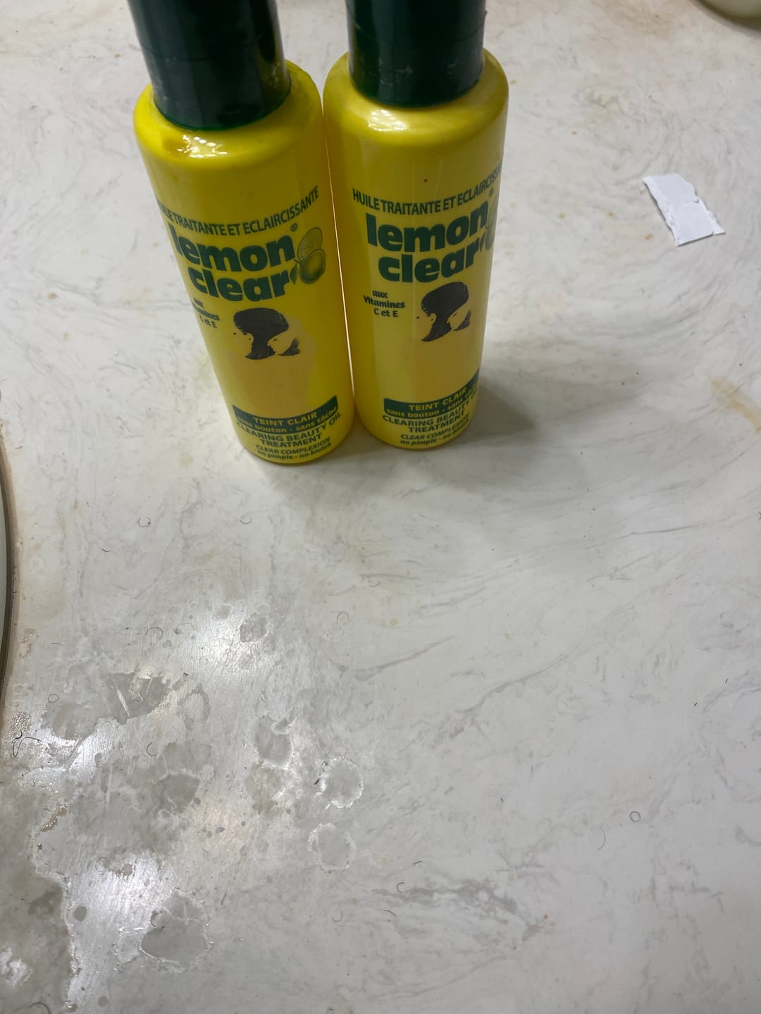 Customer photo review of Lemon Clear Huile Traitante Et Eclaircissante 125ml