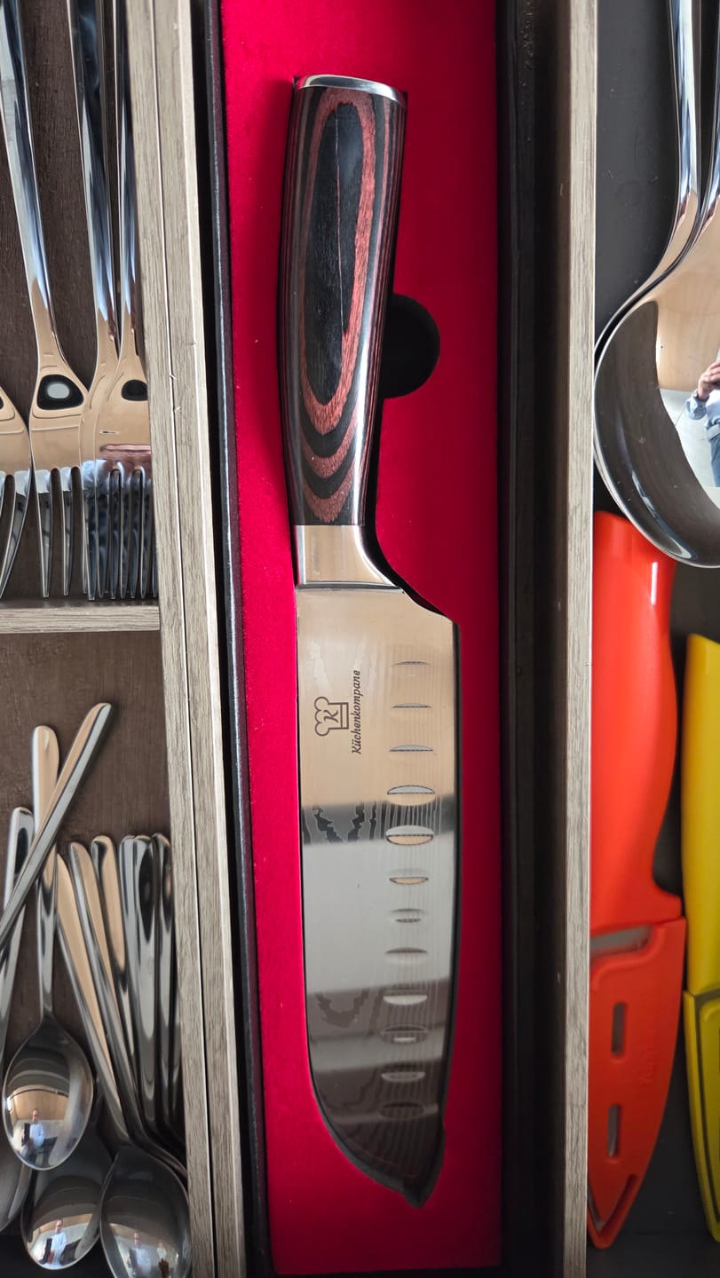 Customer photo review of Asiatisches Santoku 7"