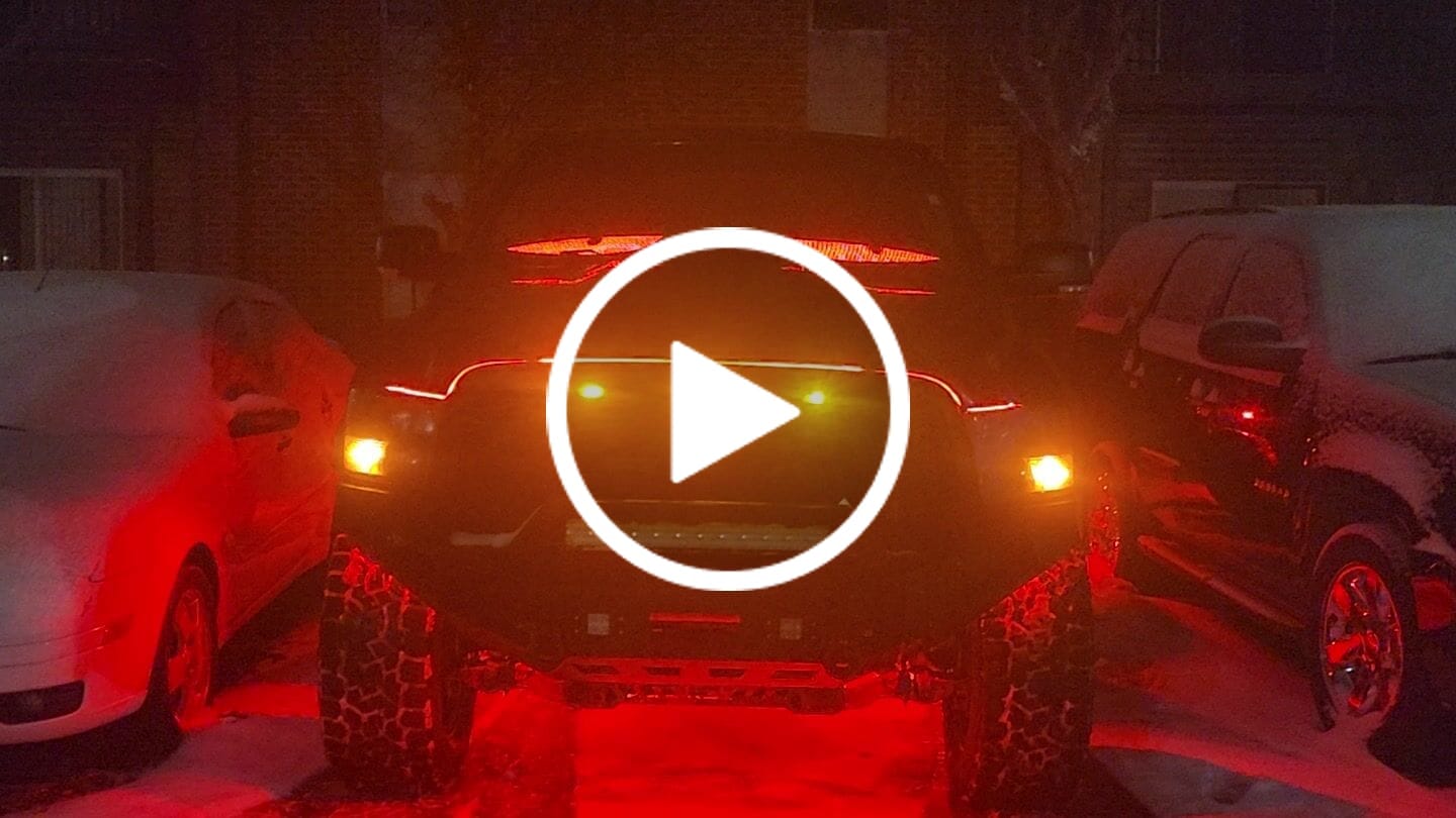 Customer video review of LED Windshield Eyes │ Night-Time Visibility With Style
