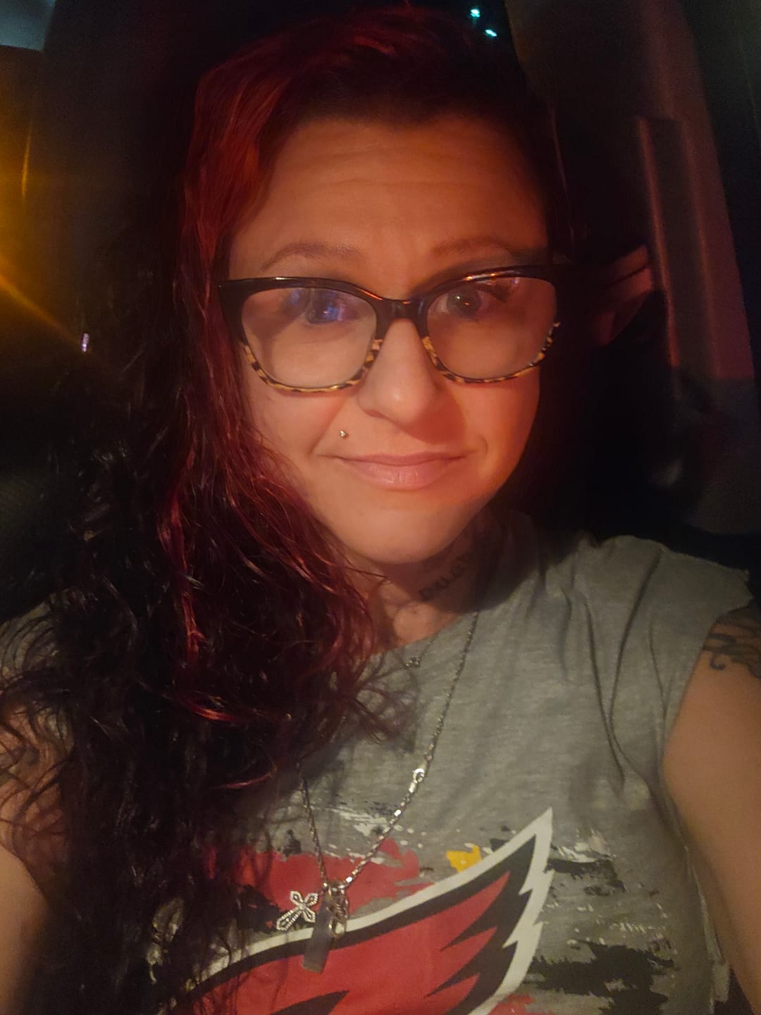 Customer photo review of Polar Light Blue Prescription Colored Contact Lenses