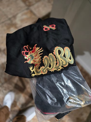 Customer photo review of Black Year Of The Dragon BJJ Gi