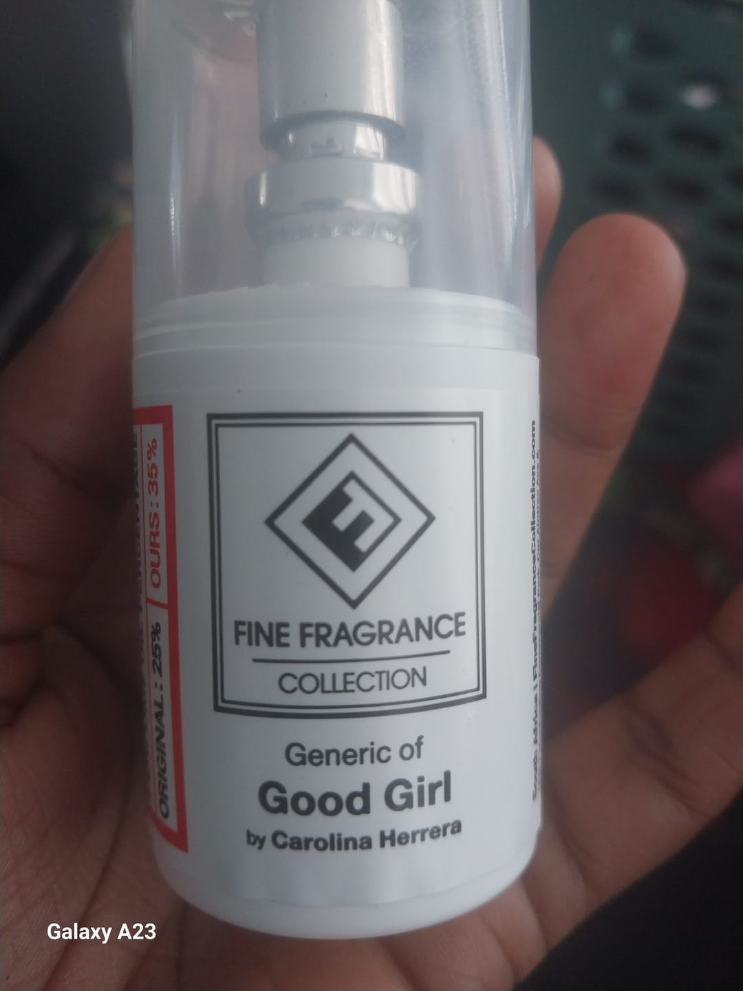 Customer photo review of Generic of Good Girl by Carolina Herrera for Woman