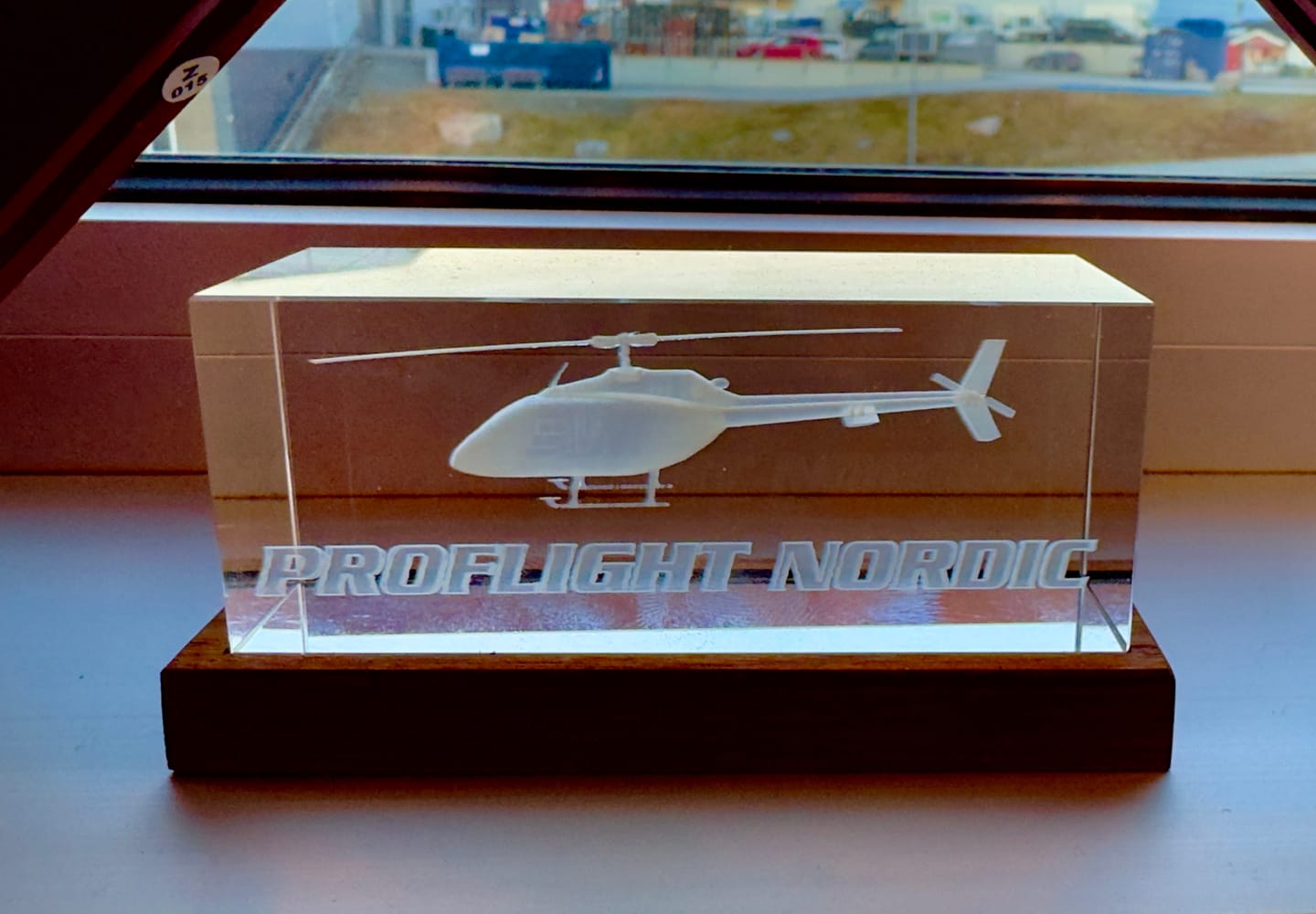 Customer photo review of Cloudray Laser Marking & Engraving Materials Blank Crystal Blocks (4pcs)