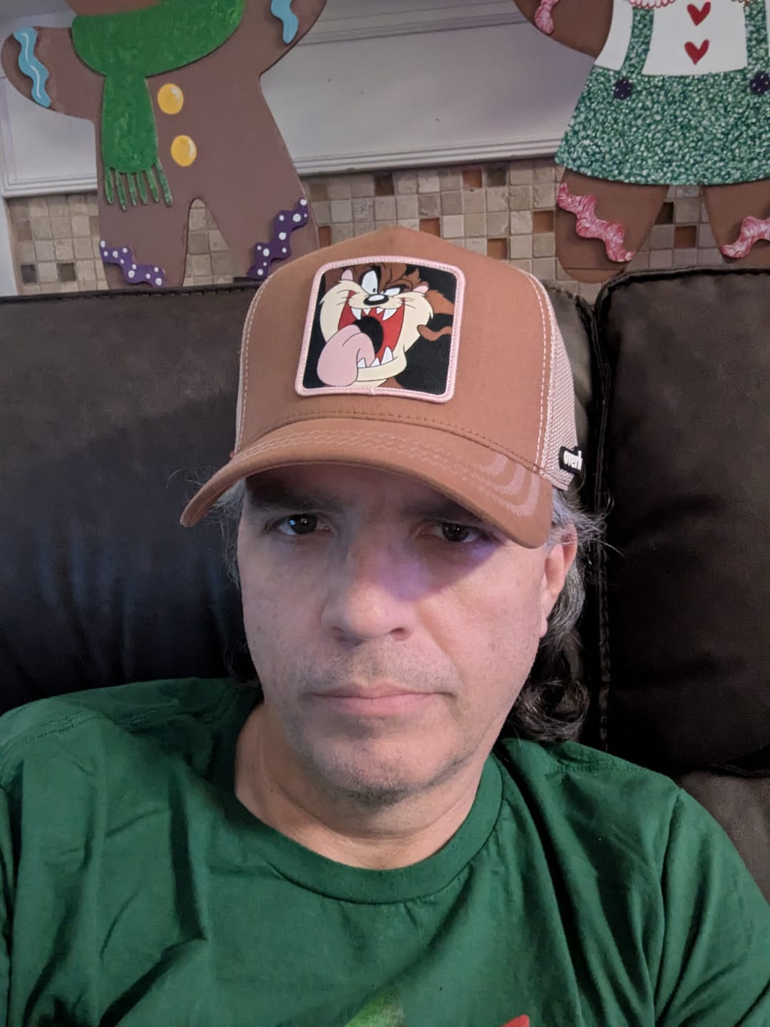 Customer photo review of OVERLORD X Looney Tunes: Tasmanian Devil Trucker Cap