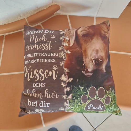Customer photo review of Seelentröster - Individuelles Kissen