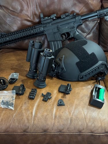 Customer photo review of [NEW] HEAT Thermal / VIPER Night Vision Goggles Bridgeable Monoculars