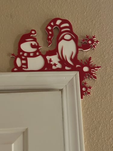 Customer photo review of ColorCore HDPE Plastic - Premium Multi-Layer Engravable Sheets