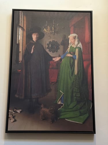Customer photo review of The Arnolfini Portrait | Jan van Eyck | 1434