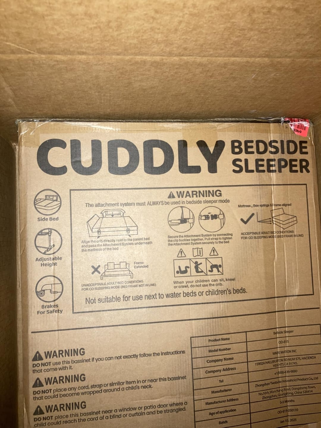 Customer photo review of HARPPA Cuddly Sway | 3-in-1 Rocking Baby Bassinet & Bedside Sleeper with Mattress + Cover (No Sheet)