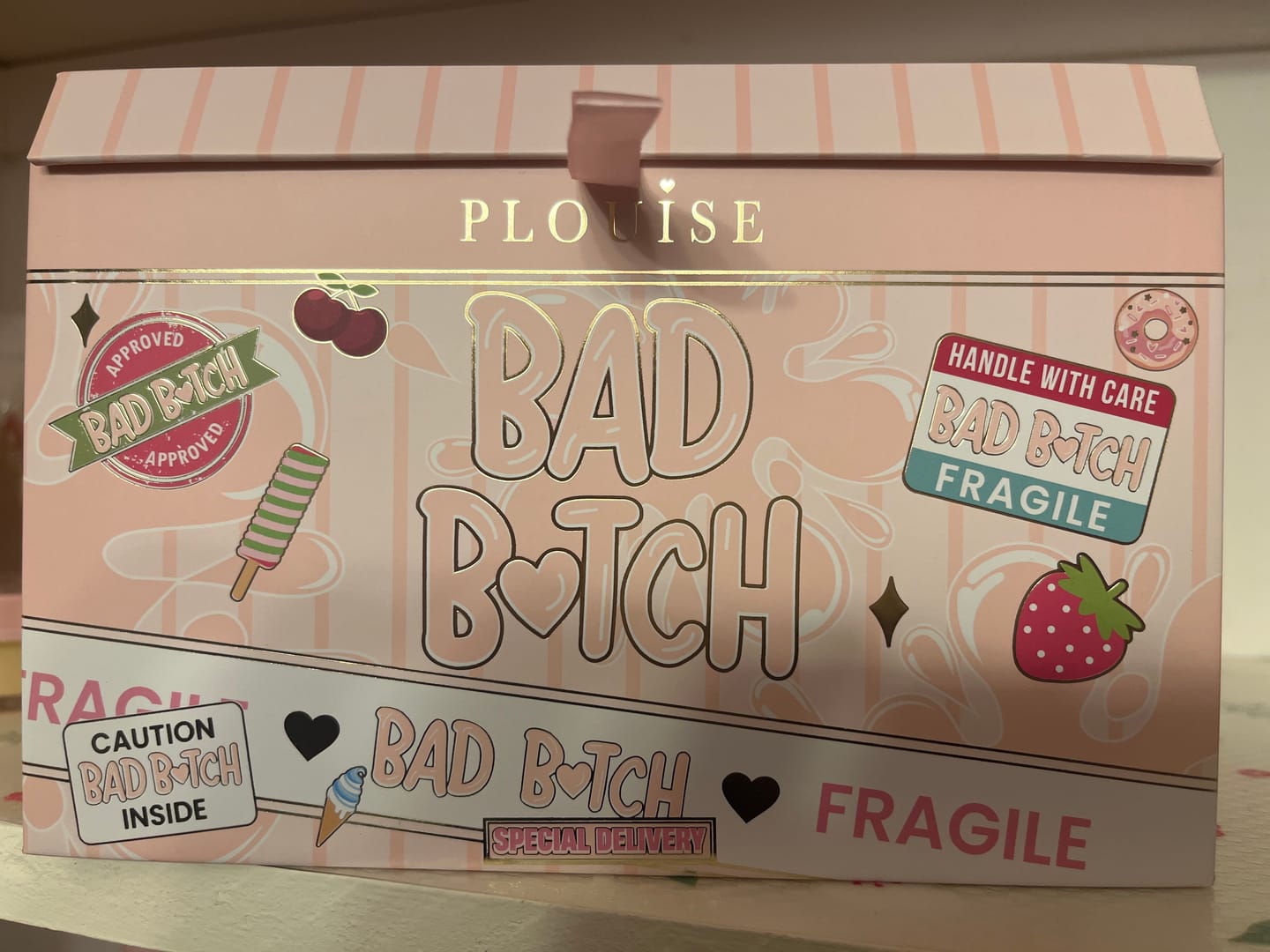 Customer photo review of P.Louise Bad Bitch Large Cube Box Bag