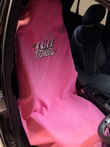 Customer photo review of Waterproof Car Towel Seat Cover