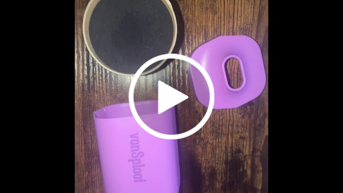 Customer video review of Purple vonSploof Personal Air Filter