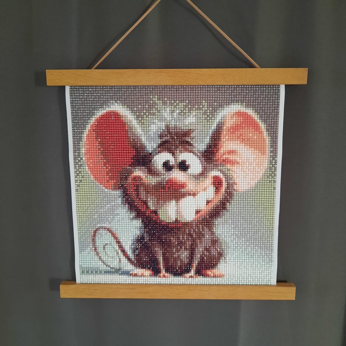 Customer photo review of Holzrahmen mit Magnetverschluss für Diamond Painting