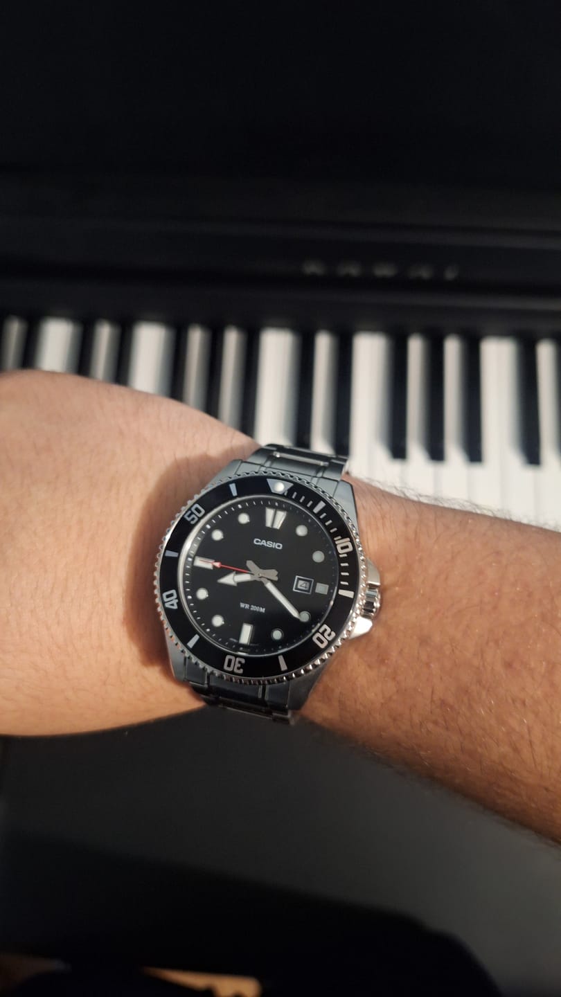 Customer photo review of Reloj Casio Submariner Marlin Duro MDV-107D-1A1VDF Buceo