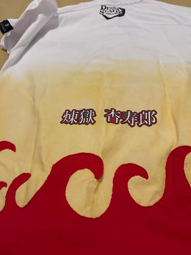 Customer photo review of Rengoku Shirt (Demon Slayer)