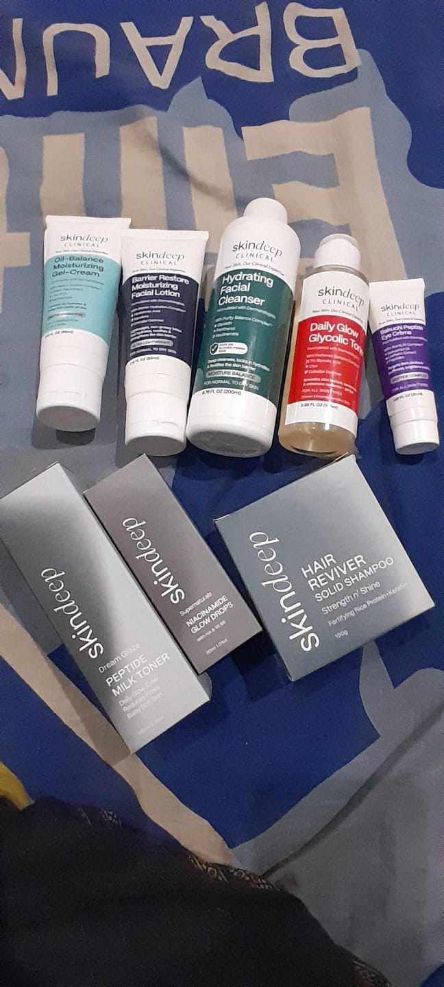 Customer photo review of Hydrating Facial Cleanser