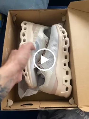 Customer video review of Tenis On Cloud Monster Rosa Neutro Importado