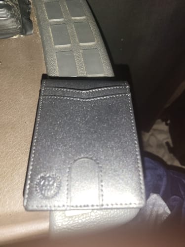 Customer photo review of 717 Napa Leather Wallet