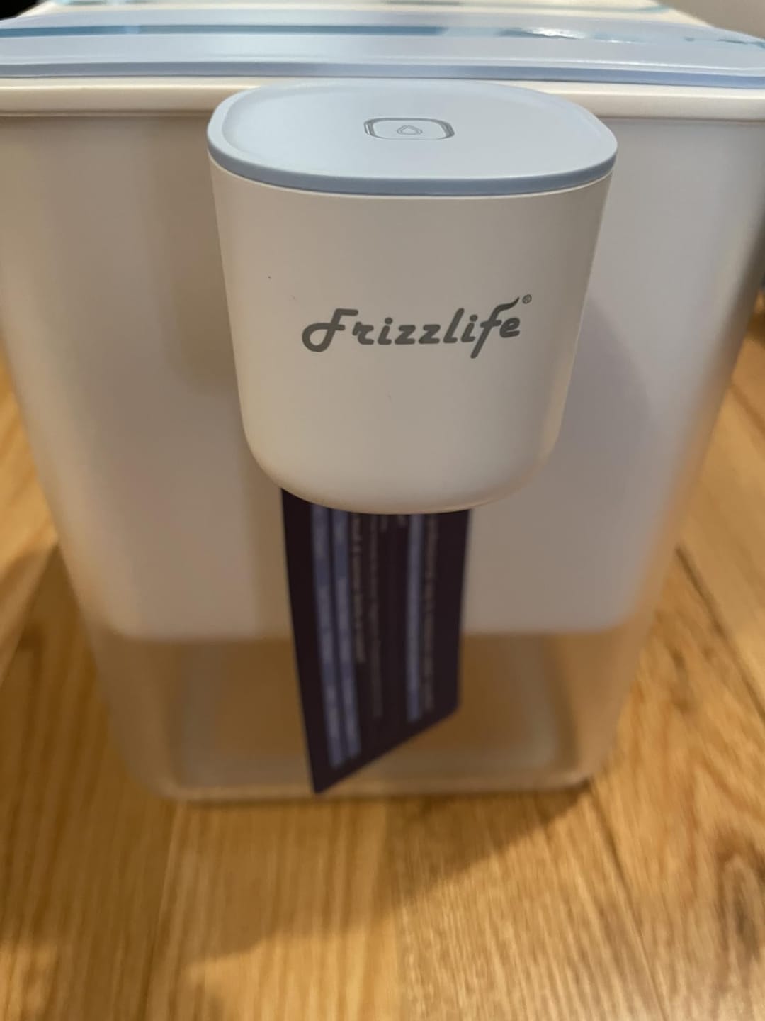 Customer photo review of Frizzlife 400-Gallon Electric Water Filter Dispenser with 2 Filters (8-Stage Filtration),Reduce 99.89% of Lead,6 Months Rechargeable Water Pitcher, BPA-Free Instant Countertop Water Filter System,MD40