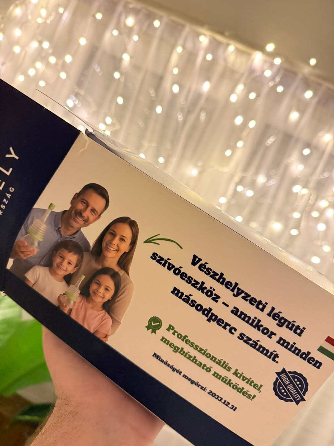 Customer photo review of Légsegély™ - Vészhelyzeti szívóeszköz a légutak tisztítására