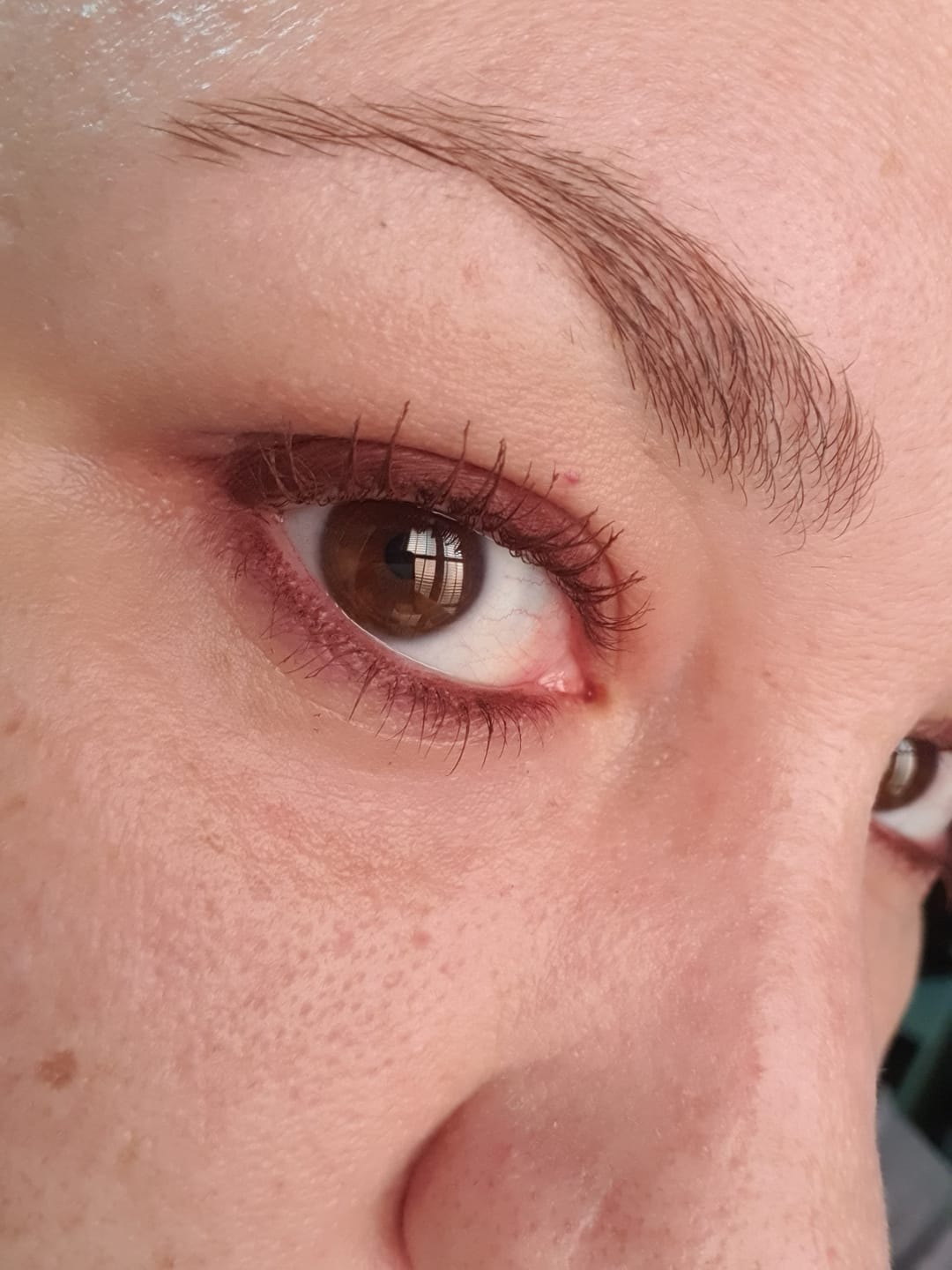 Customer photo review of Máscara para Cílios Big No Panda Cherry - Bordô