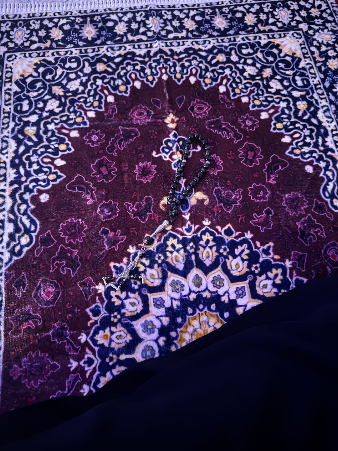 Customer photo review of Moroccan Padded Prayer Mat
