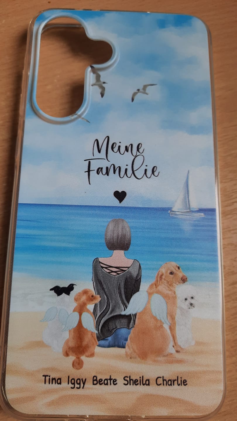 Customer photo review of Unterwegs mit Haustier - Individuelle Handyhülle