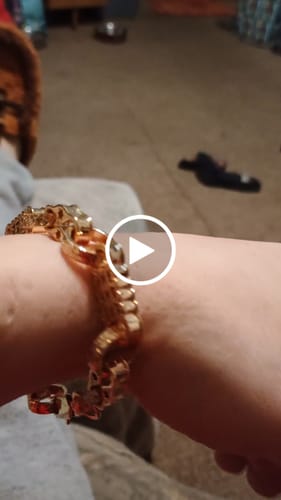 Customer video review of 10mm Solid Pulley Link Bracelet