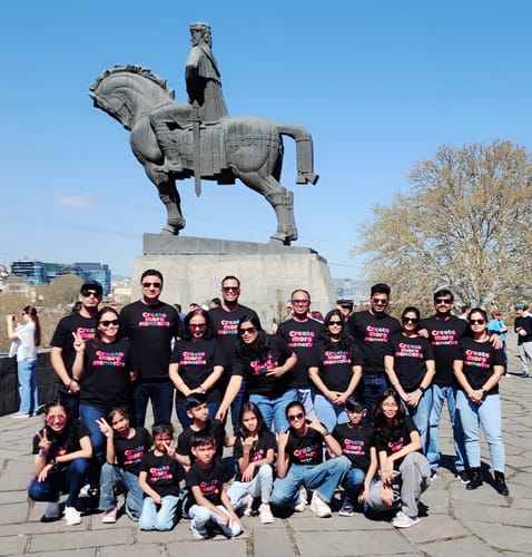 Customer photo review of Create More Memories Matching Famiy Tshirts for Vacation and Family